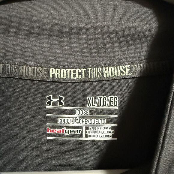Under Armour Men Loose Long Sleeve Zip Henley T-Shirt Heatgear Gray XL - Picture 4 of 6